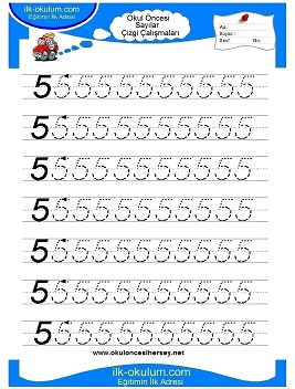 Çocuklar İçin Çizgi Çalışma Sayfaları 